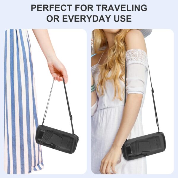 LEAGERA Compact Travel Umbrella with Case - Mini Umbrella for Purse, Small Lightweight &Tiny Design Perfect for Parasol Outdoor Sun&Rain Umbrellas - Image 3