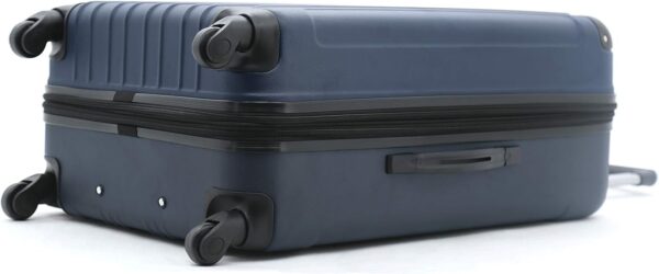 Travelers Club Midtown Hardside Luggage Travel, Navy Blue, 4-Piece Set - Image 11