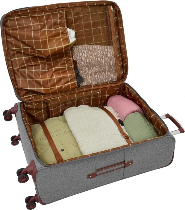 London Fog Westminster 4 Piece Set, Grey Heather - Image 7