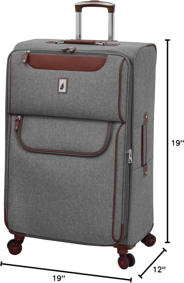 London Fog Westminster 4 Piece Set, Grey Heather - Image 5