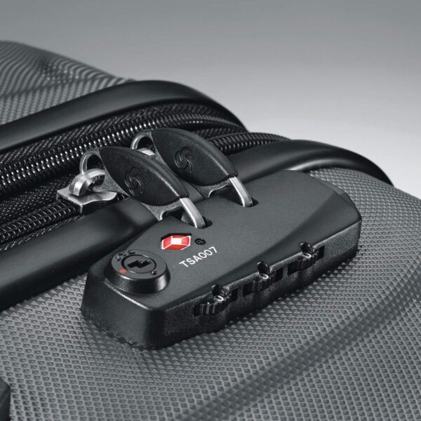 Samsonite Omni PC Hardside Expandable Luggage with Spinner Wheels, 3-Piece Set (20/24/28), Charcoal - Image 3