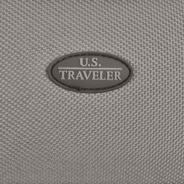 U.S. Traveler Rio Rugged Fabric Expandable Carry-on Luggage, Grey, Set - Image 9