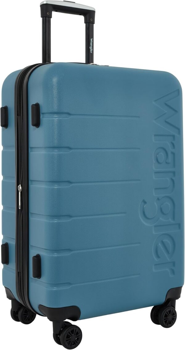 Wrangler Maverick 3 Piece Luggage Set, Blue Heaven, 45.72 cm x 27.94 cm x 71.12 cm - Image 10