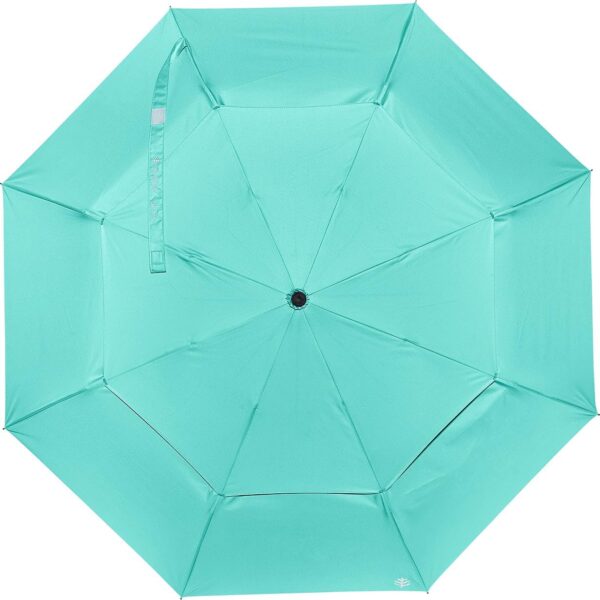 Coolibar UPF 50+ 42 Inch Sodalis Travel Umbrella - Sun Protective (One Size- Coolibar Blue) - Image 3