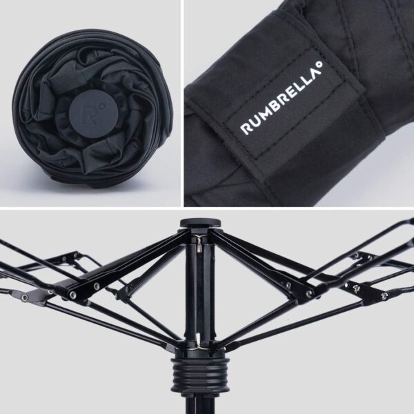 RUMBRELLA UV Travel Umbrella with Shopping Bag Mini Umbrella Fast Dry and Ultra Lightweight - Image 5