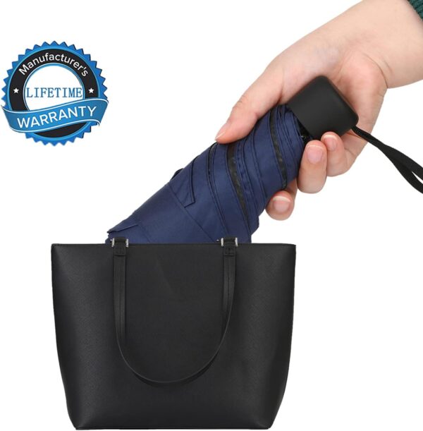 GAOYAING Compact Travel Umbrella,UV Protection, 39 Inches, Lightweight Folding Design, 8.6 oz, Portable Mini Size Manual - Image 7