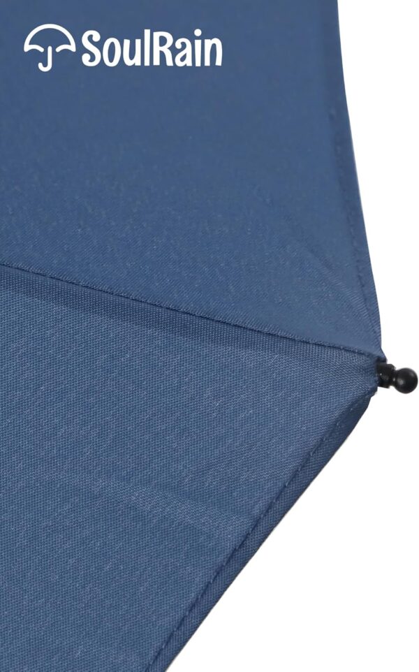 SoulRain Travel Umbrella - Windproof and Compact Umbrella for Rain - Perfect Large Auto Folding Umbrella - Ideal Car umbrella, Golf umbrella, and Travel Companion - Image 8