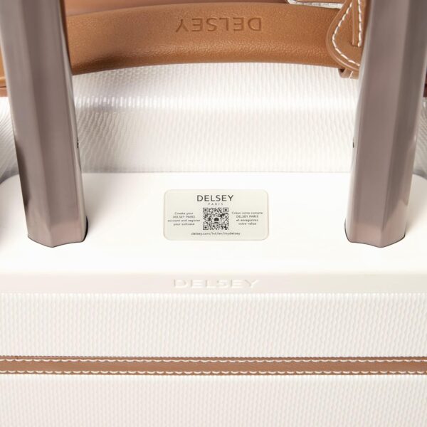 DELSEY PARIS Chatelet Air 2.0 Hardside Luggage with Spinner Wheels, Angora, Checked-Medium 24 Inch - Image 13