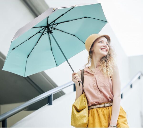G4Free UPF 50+ UV Protection Travel Sun Umbrella Compact 42 Inch Small UV Blocking SPF Umbrella Auto Open Close - Image 6