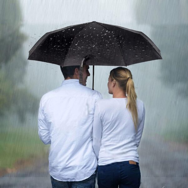 TradMall 3 Pack Travel Umbrella Windproof Portable 46/56 Inches Large Canopy Auto Open & Close - Image 7