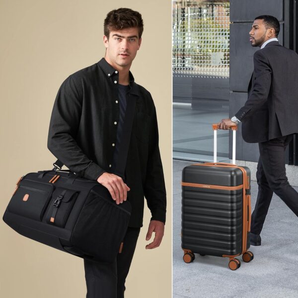Luggage Sets 5 Piece,Polycarbonate Hardside Carry On Suitcase Set with Spinner Wheel TSA Lock, Suitcase set with Travel Bag for Women Men - Image 8