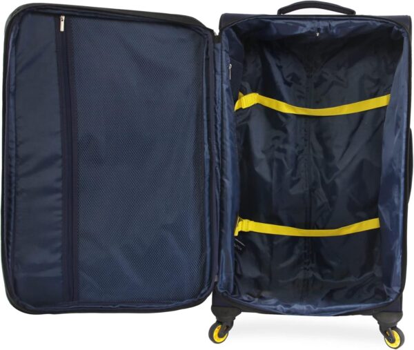 NAUTICA Emry 2pc Softside Luggage Set, Navy Yellow - Image 12