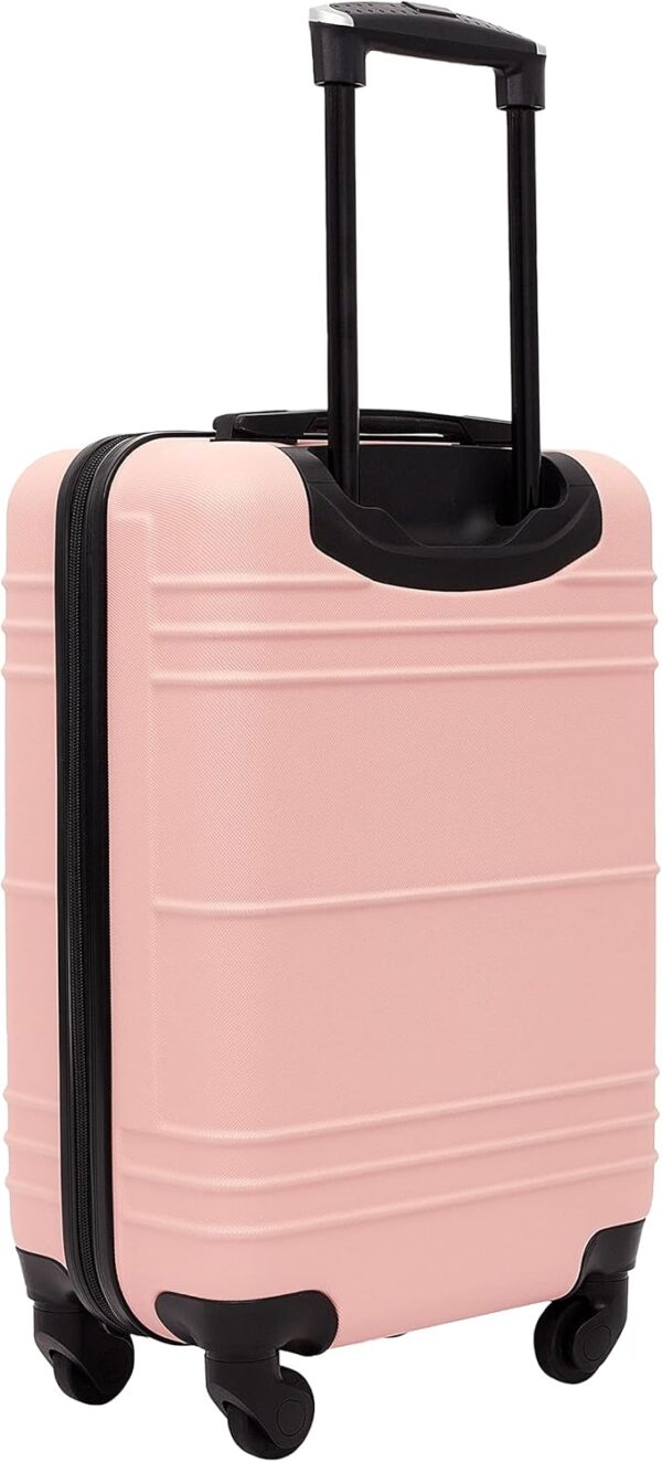 Travelers Club Richmond Spinner Luggage, Rose Gold, Carry-On 22-Inch - Image 4