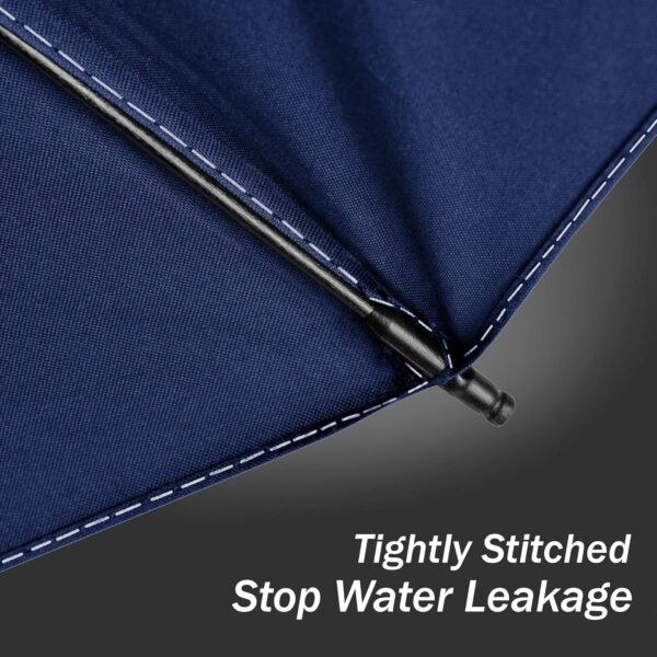 Travel Inverted Umbrella Compact Windproof- Automatic reverse Umbrellas for Rain - Folding Portable 48inch Span, 10 Ribs Large Umbrella - Image 6