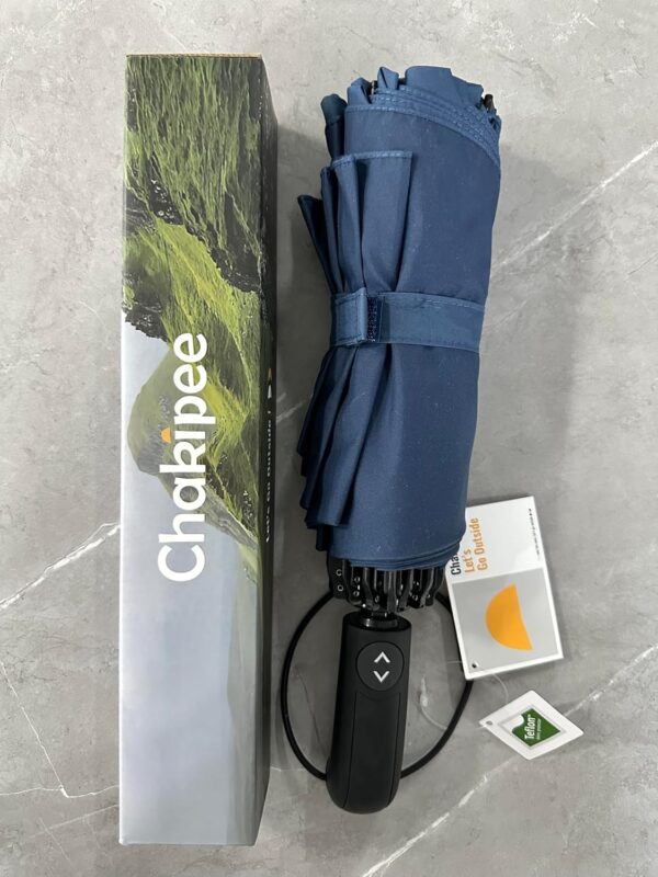 Travel Inverted Umbrella Compact Windproof- Automatic reverse Umbrellas for Rain - Folding Portable 48inch Span, 10 Ribs Large Umbrella - Image 9