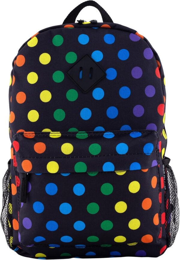 Travelers Club 5 Piece Kids' Luggage Set, Black Polkadot - Image 5