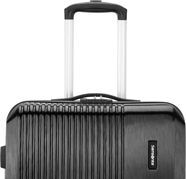 Samsonite Alliance SE Hardside Luggage with Spinner Wheels, Lightweight, 3PC SET (CO/MED/LG) SPINNER, BASS BLACK - Image 3
