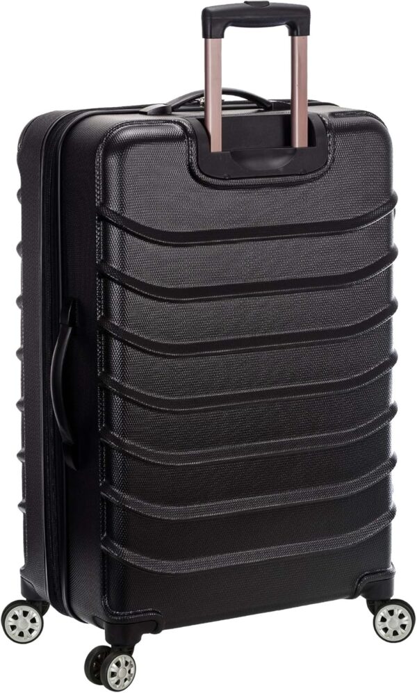 Rockland Speciale Hardside Expandable Spinner Luggage, Black, 2-Piece Set (20/28) - Image 2
