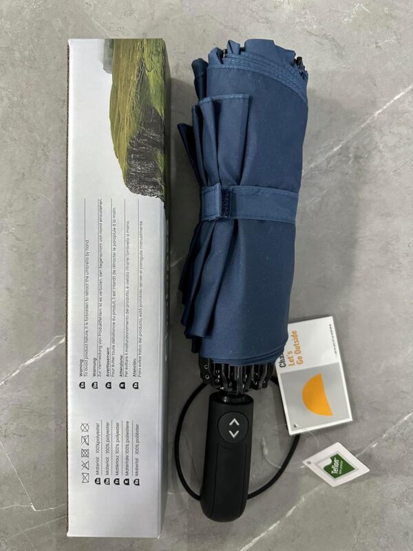Travel Inverted Umbrella Compact Windproof- Automatic reverse Umbrellas for Rain - Folding Portable 48inch Span, 10 Ribs Large Umbrella - Image 10