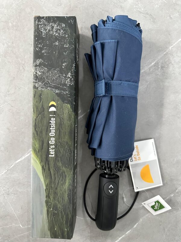 Travel Inverted Umbrella Compact Windproof- Automatic reverse Umbrellas for Rain - Folding Portable 48inch Span, 10 Ribs Large Umbrella - Image 11