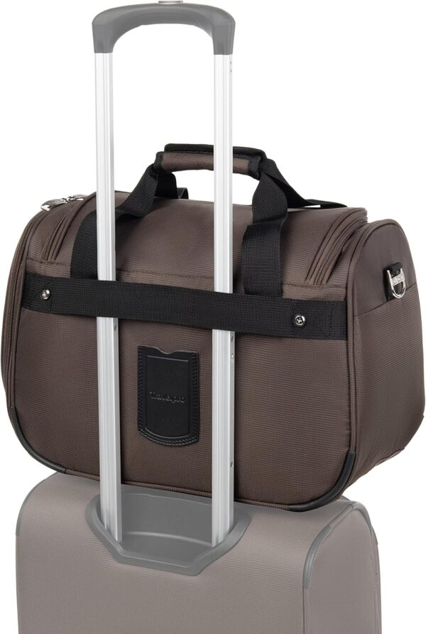 Travelpro Maxlite 5 Softside 2pc Set Expandable Carry On Luggage with 4 Spinner Wheels/Soft Underseat Tote, Lightweight Suitcase, Men and Women, Mocha - Image 9
