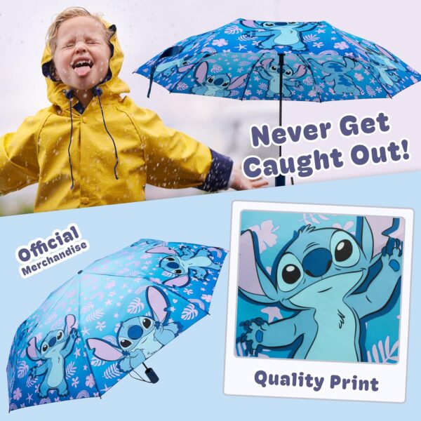 Disney Automatic Umbrella for Adults Teens Kids - Folding Telescopic Umbrella Lightweight Travel School Work - Stitch Gifts - Image 5